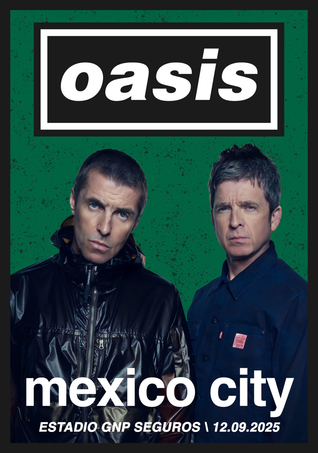 OASIS live '25 MEXICO CITY Estadio 2025 Tour Poster Print