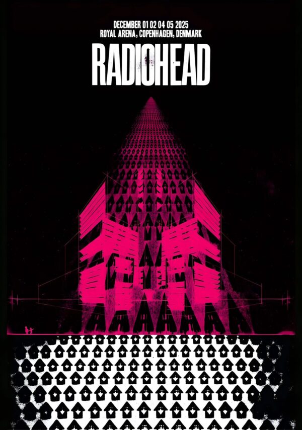 RADIOHEAD Live 2025 European Tour: COPENHAGEN Royal Arena Poster Print