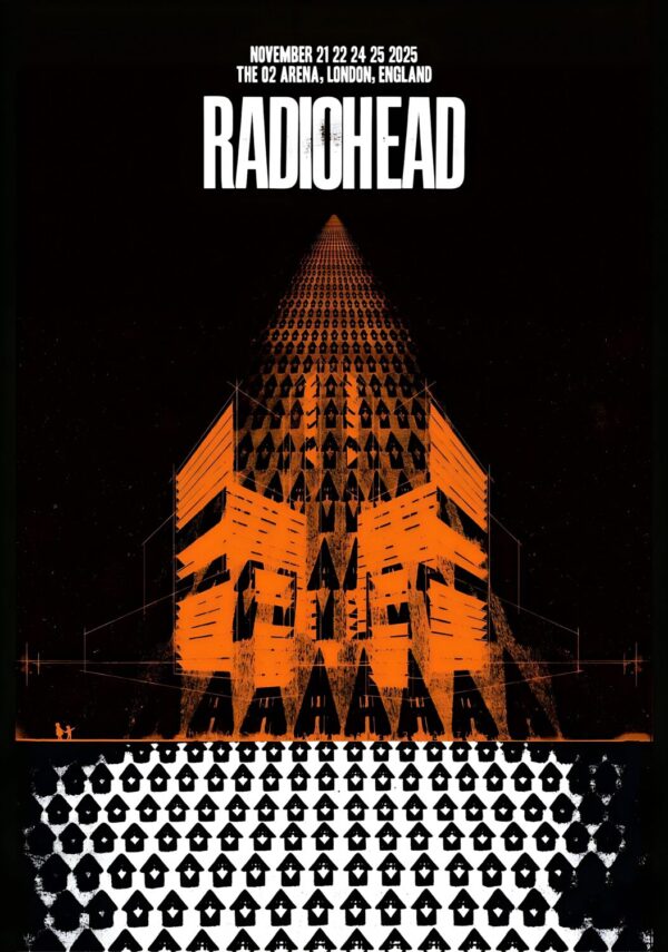 Radiohead tour poster 2025 - prints4u