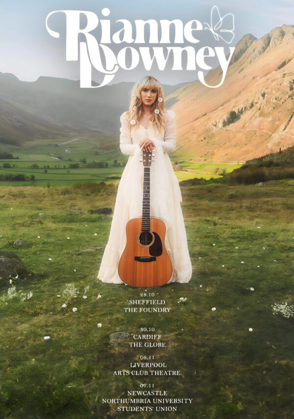 RIANNE DOWNEY The Consequence Of Love 2025 UK Tour Poster