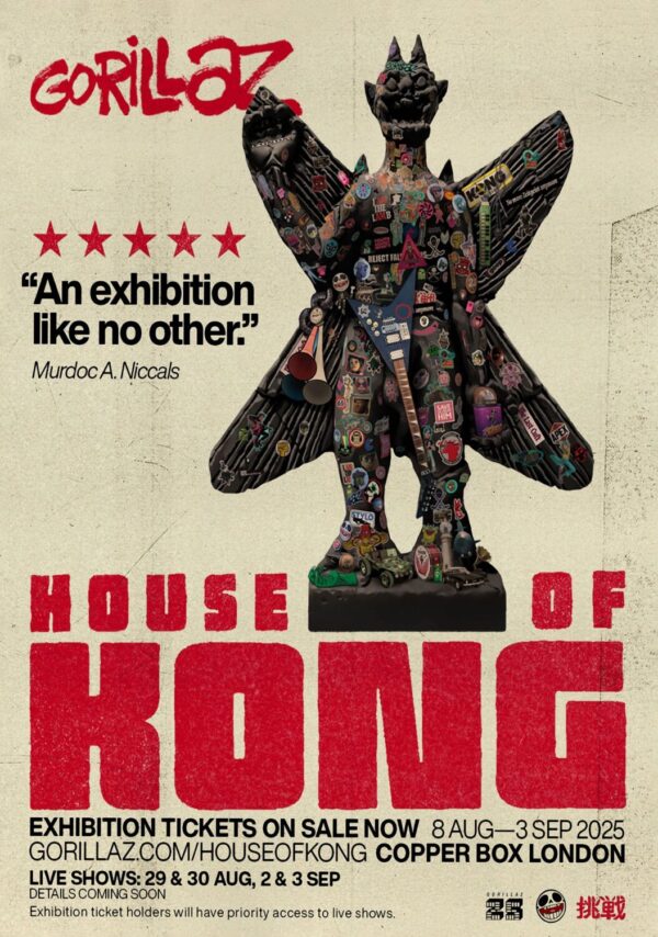 GORILLAZ House Of Kong 2025 Exhibition Show: LONDON Cooper Box Poster Print
