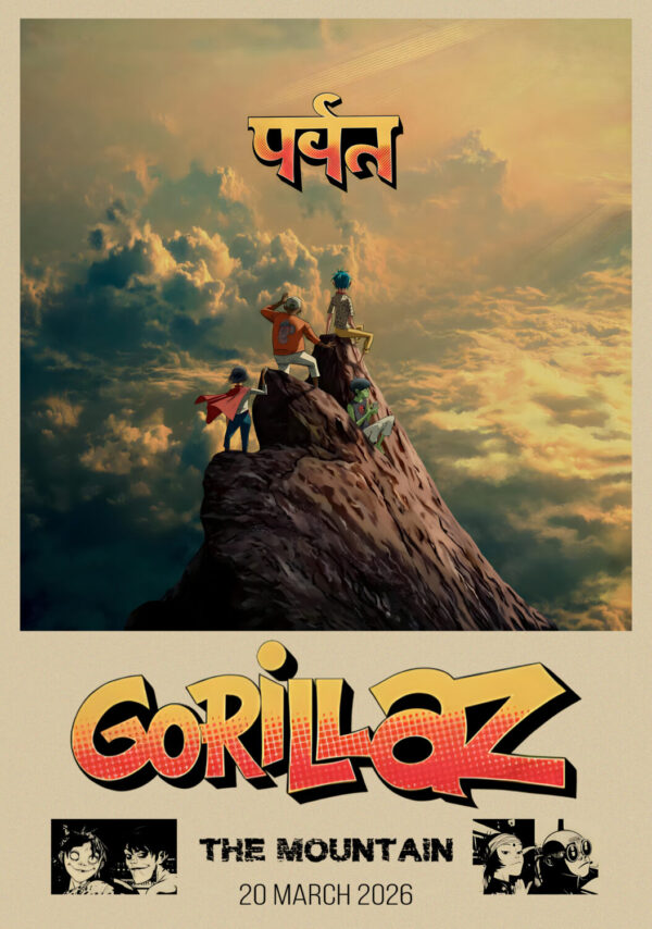 GORILLAZ The Mountain - The Album Poster Print