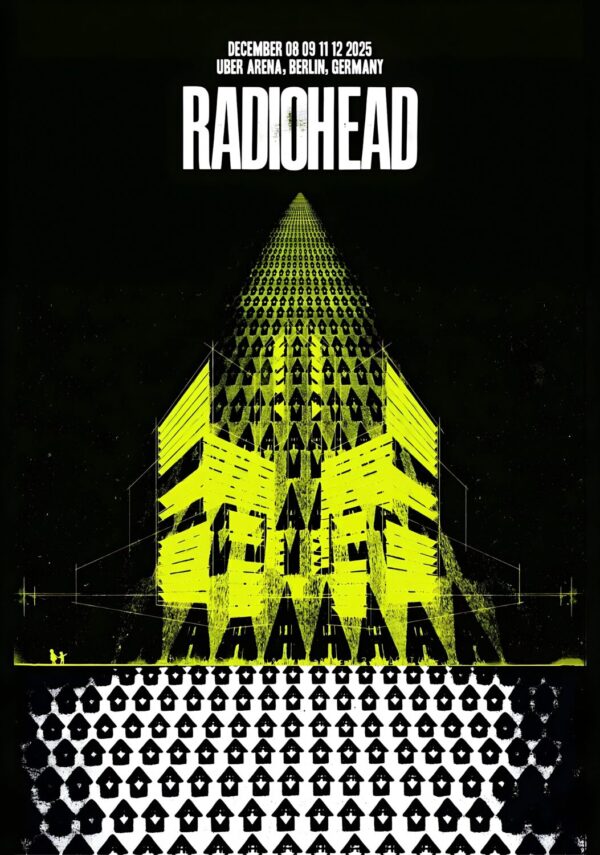 RADIOHEAD Live 2025 European Tour: BERLIN Uber Arena Poster Print