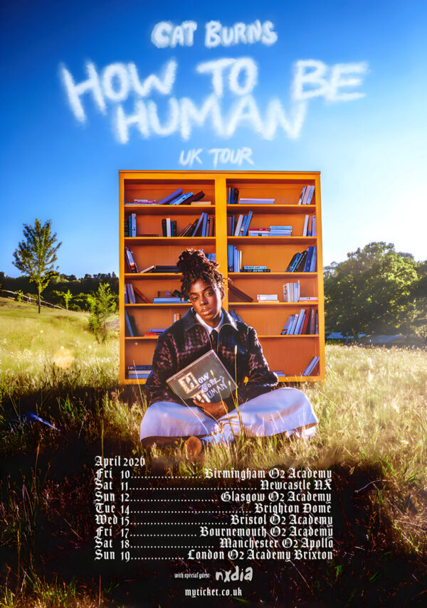 CAT BURNS How To Be Human 2026 UK Tour Poster Print