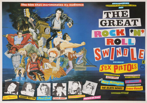 SEX PISTOLS The Great Rock N Roll Swindle Movie Film Poster Print