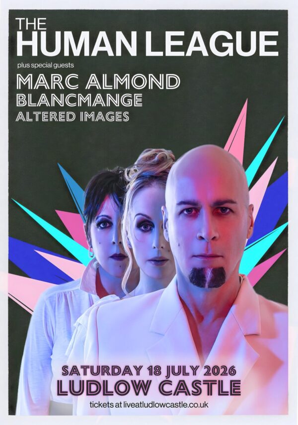 THE HUMAN LEAGUE Summer Live 2026 UK Tour LUDLOW Castle Poster