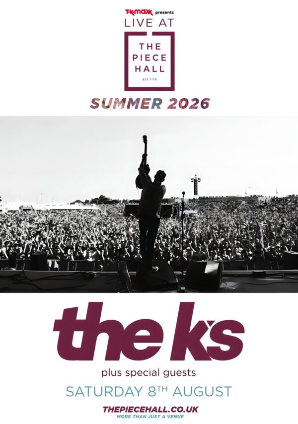 THE K'S Pretty on the Internet 2026 UK Tour HALIFAX The Piece Hall Poster