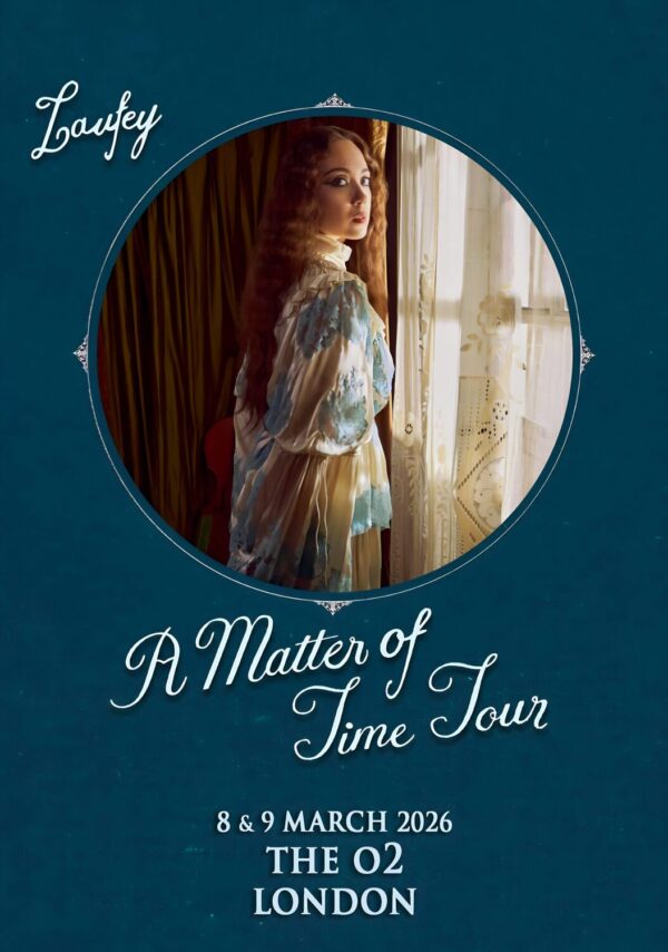 LAUFEY A Matter Of Time 2026 Tour LONDON The O2 Arena Poster