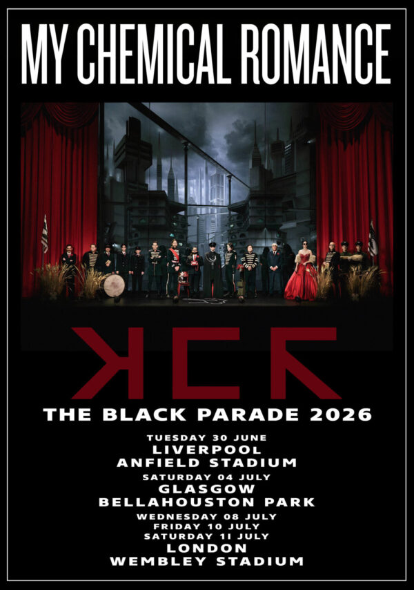 MY CHEMICAL ROMANCE The Black Parade 2026 UK Stadium Tour Poster Print