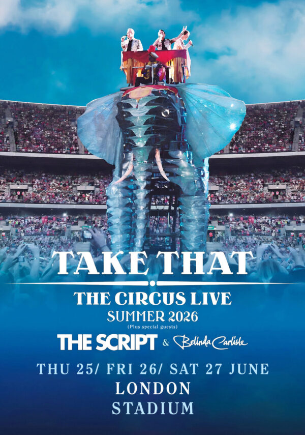 TAKE THAT The Circus Live 2026 Tour LONDON Stadium Poster Print