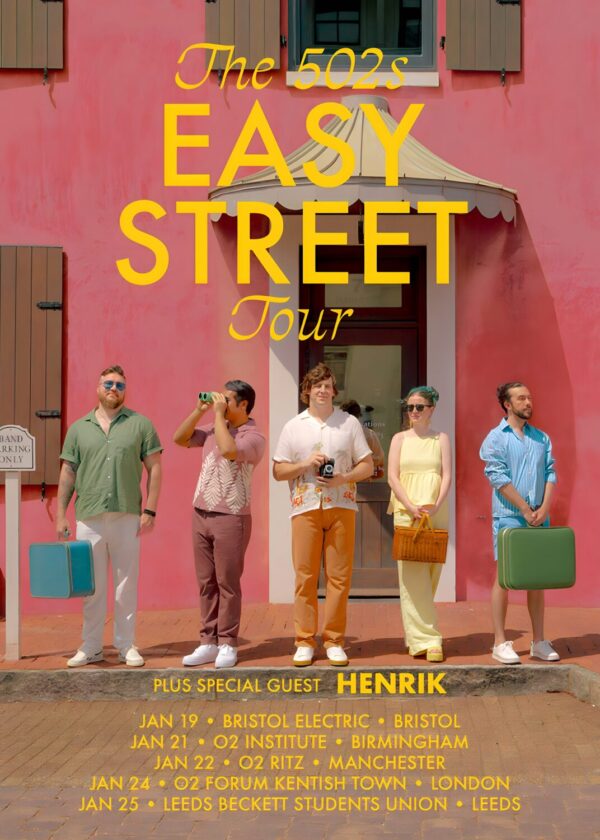 The 502's Easy Street 2026 UK Tour Poster