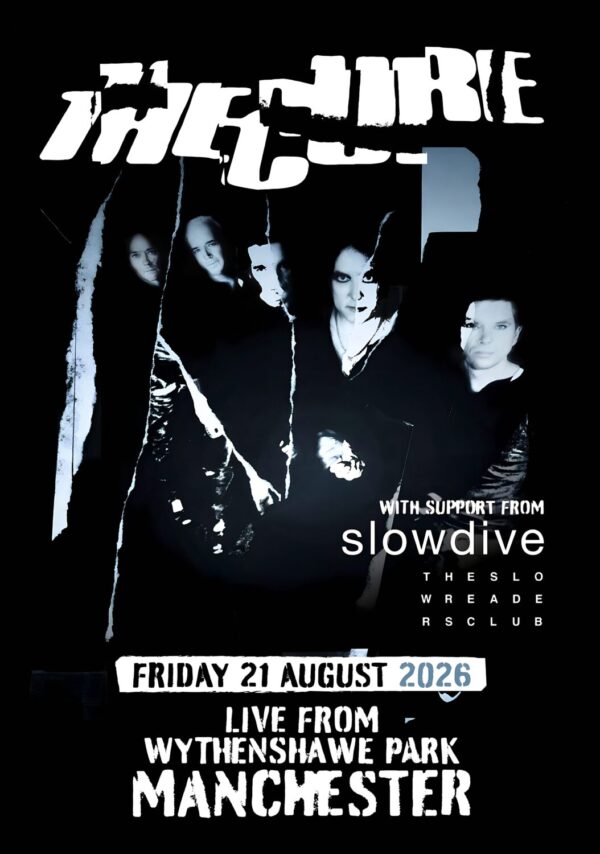 THE CURE Summer Live 2026 UK Tour MANCHESTER Wythenshawe Park Poster