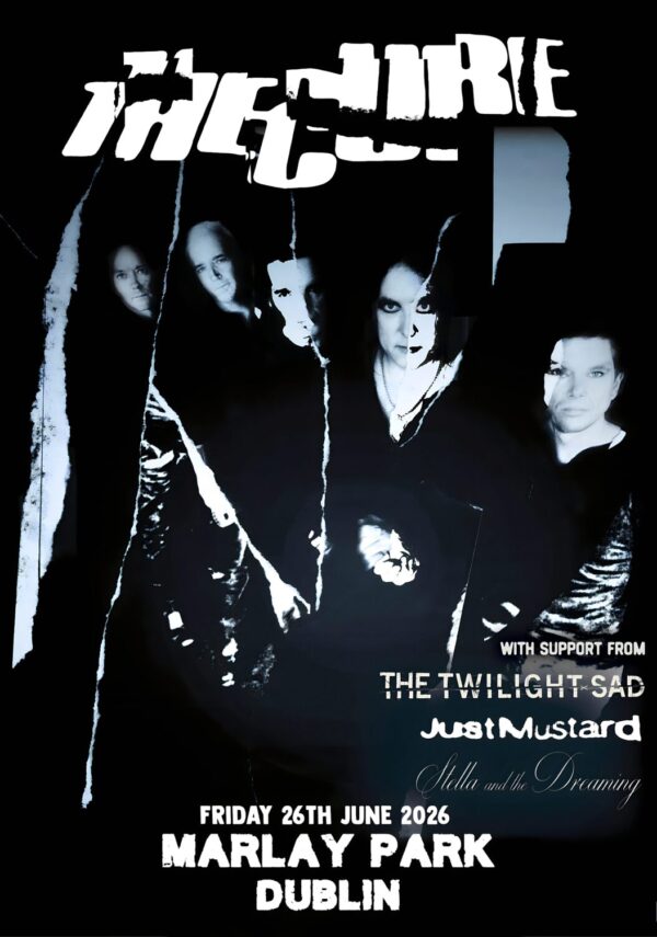 THE CURE Summer Live 2026 Ireland Tour DUBLIN Marlay Park Poster
