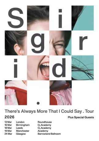 SIGRID There's Always More That I Could Say 2026 UK Tour Poster Print