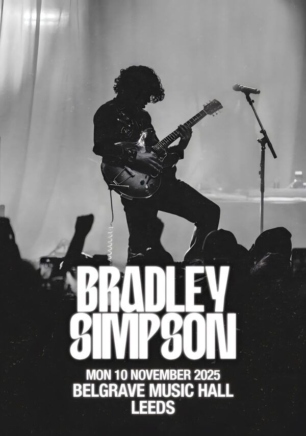 BRADLEY SIMPSON The Panic Years 2025 UK Tour LEEDS Belgrave Music Hall Poster Print