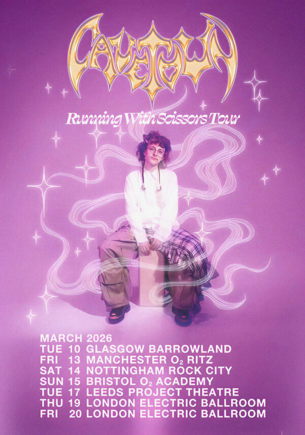 CAVETOWN Running With Scissors 2026 UK Tour Poster Print