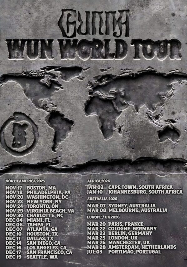 GUNNA Wun 2025 - 2026 World Tour Poster Print