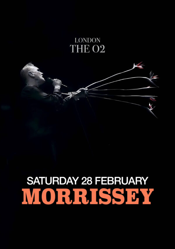 MORRISSEY Live 2026 UK Tour LONDON The O2 Arena Poster Print