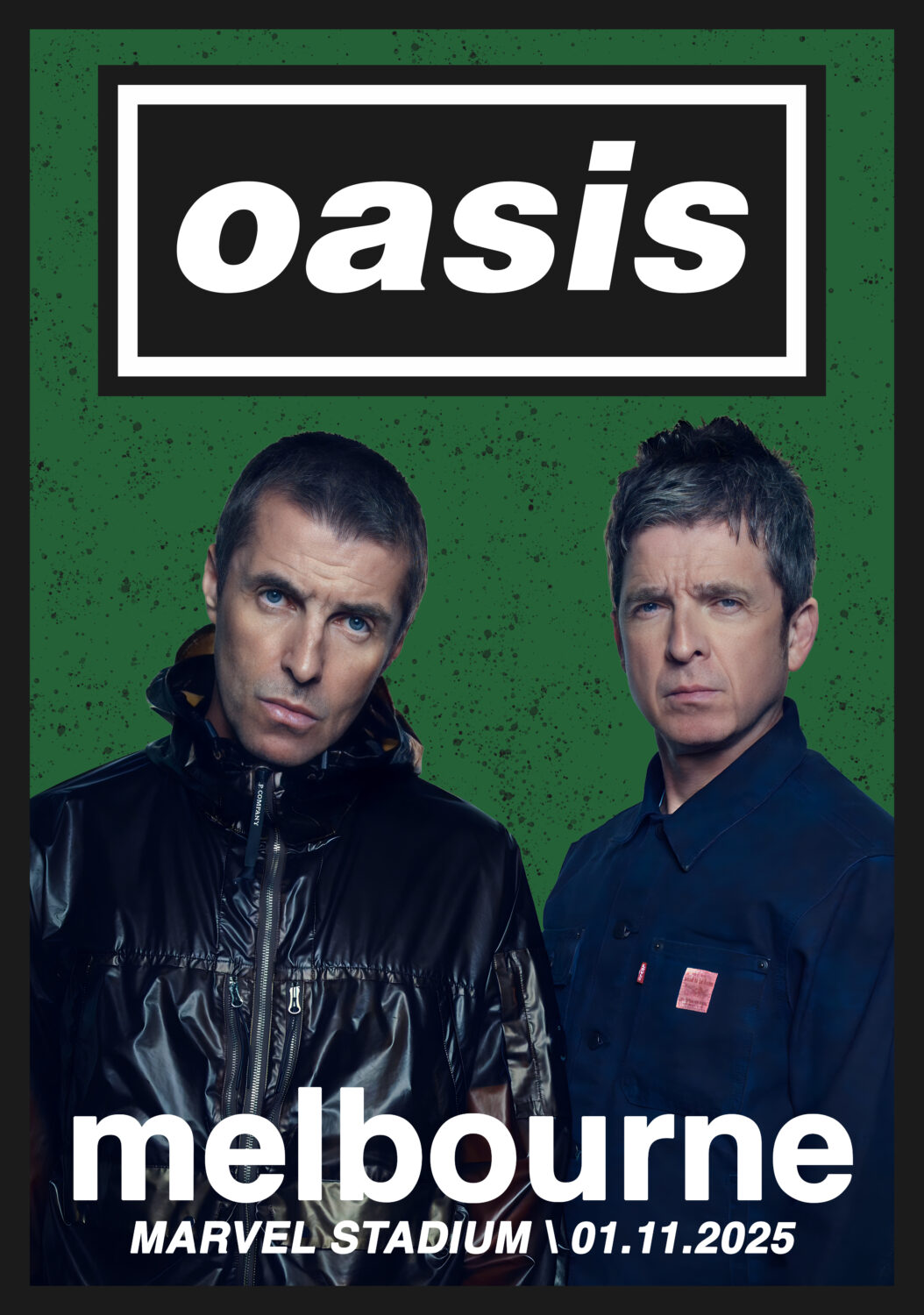 OASIS live '25 Tour MELBOURNE Stadium - 1 Nov 2025 Poster