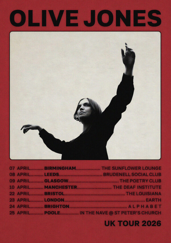OLIVE JONES End of Time 2026 UK Tour Poster Print