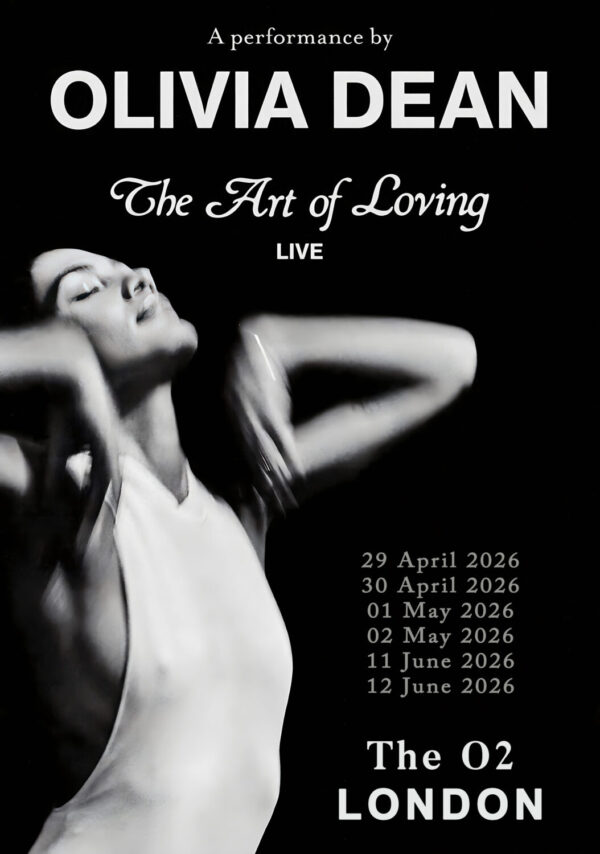 OLIVIA DEAN The Art Of Loving Live 2026 UK Tour LONDON The O2 Arena Poster Print