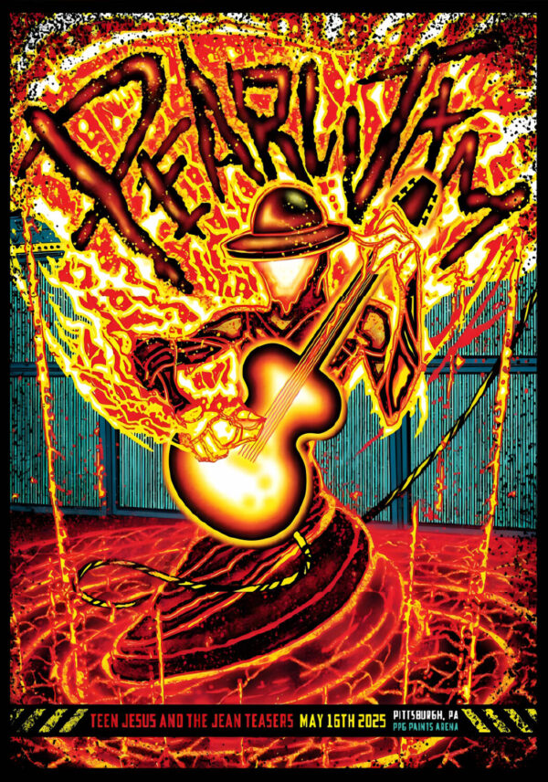 PEARL JAM Dark Matter 2025 Tour PITTSBURGH PPG Paints Arena Poster Print