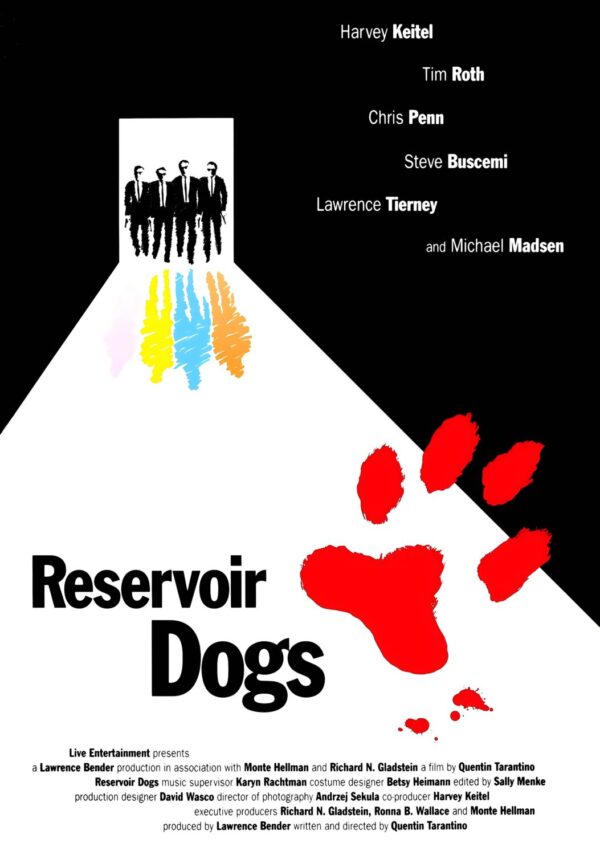 RESERVOIR DOGS Movie Film Classic 90's Vintage Poster Print