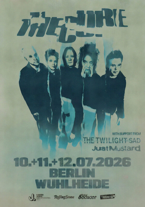 THE CURE Summer Live 2026 Germany Tour BERLIN Wuhlheide Poster Print