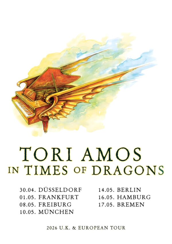 TORI AMOS In Times of Dragons 2026 Germany Tour Poster Print