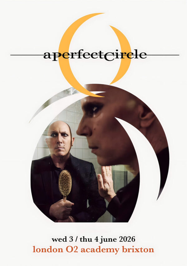 A PERFECT CIRCLE (band) In Concert Live 2026 UK Tour LONDON Brixton Academy Poster Print