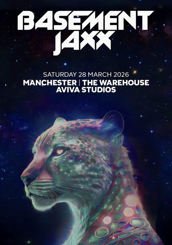 BASEMENT JAXX Live In Concert 2026 UK Tour MANCHESTER Warehouse Aviva Studios Poster Print