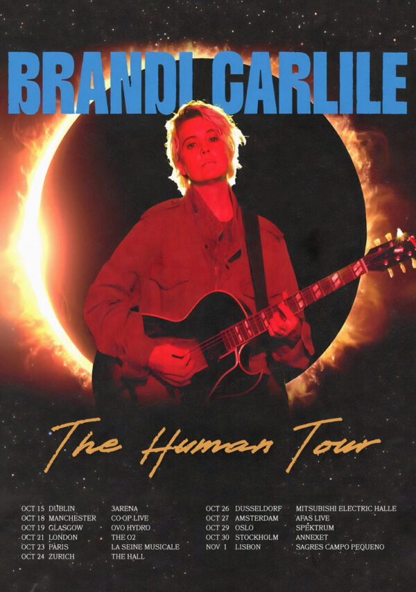 BRANDI CARLILE The Human 2026 UK - Europe Tour Poster Print