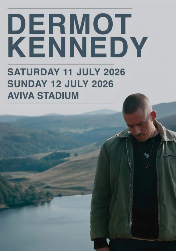 DERMOT KENNEDY Let Me In 2026 Live Summer Tour DUBLIN Aviva Stadium Poster Print