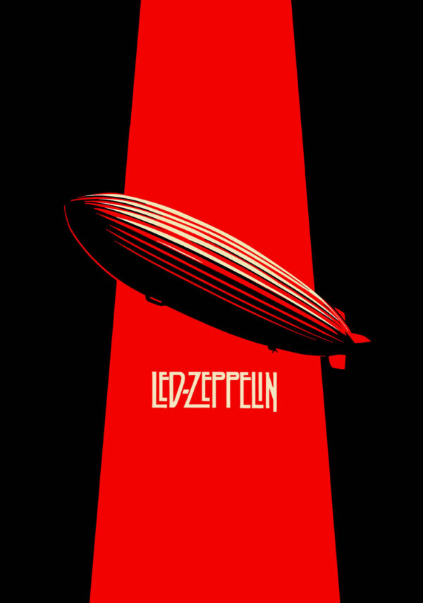 LED ZEPPELIN Mothership Logo Photo Poster Print