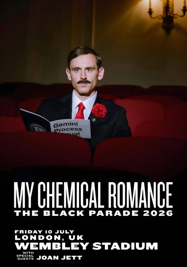 MY CHEMICAL ROMANCE The Black Parade 2026 Tour LONDON Wembley Stadium - 10 July 2026 Poster Print
