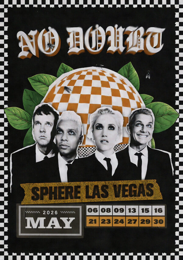 NO DOUBT Live at The Sphere 2026 LAS VEGAS Tour Poster Print