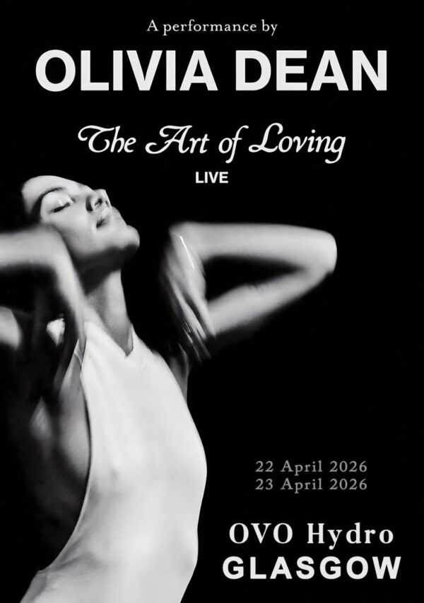 OLIVIA DEAN The Art Of Loving Live 2026 UK Tour GLASGOW OVO Hydro Poster Print