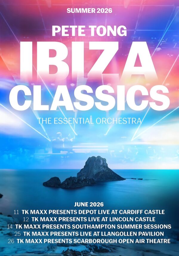 PETE TONG IBIZA CLASSICS The Essential Orchestra 2026 Summer Tour Poster Print
