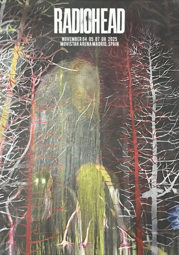 RADIOHEAD Live 2025 Europe Tour MADRID Movistar Arena Poster Print