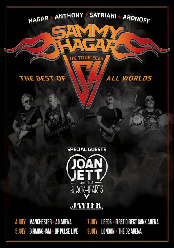 SAMMY HAGAR The Best Of All Worlds 2026 UK Arena TourPoster Print