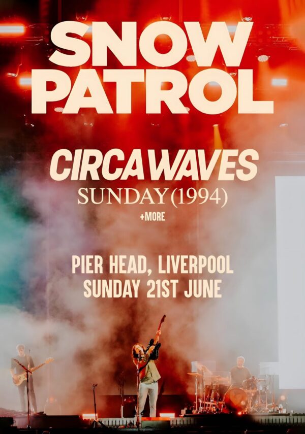 SNOW PATROL The Forrest Is The Path 2026 UK Tour LIVERPOOL Pier Head Poster Print