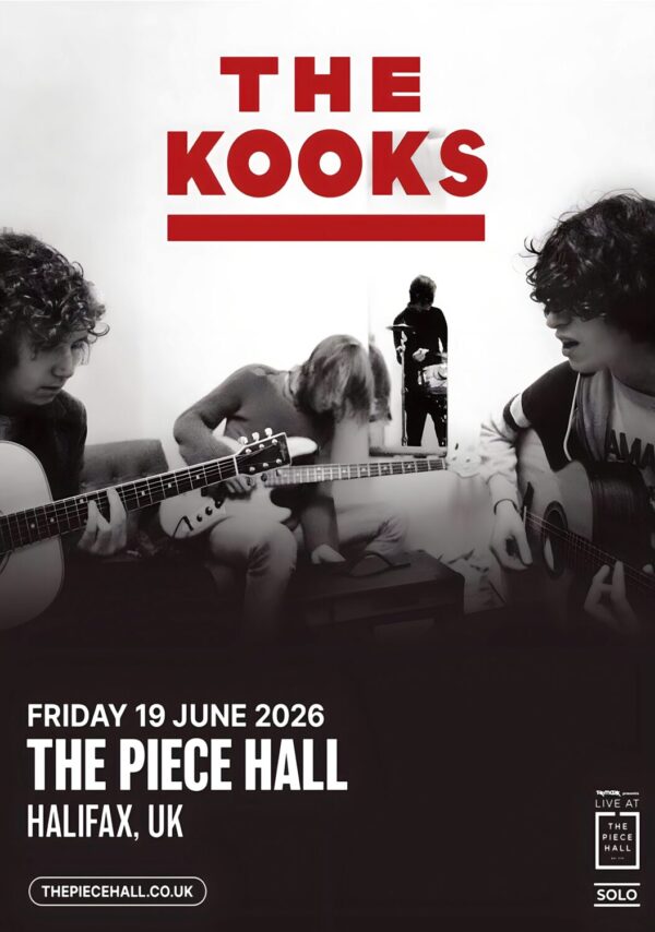 THE KOOKS Never/Know 2026 Live Summer UK Tour HALIFAX The Piece Hall Poster Print