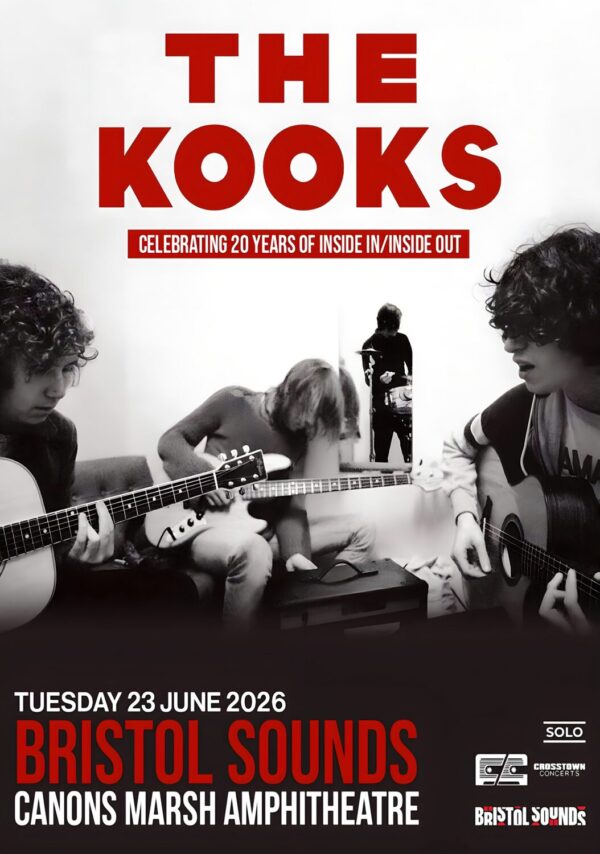 THE KOOKS Never/Know 2026 Live Summer UK Tour BRISTOL Sounds Poster Print