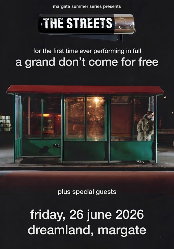 THE STREETS A Grand Don't Come For Free 2026 UK Tour DREAMLAND Margate Poster Print