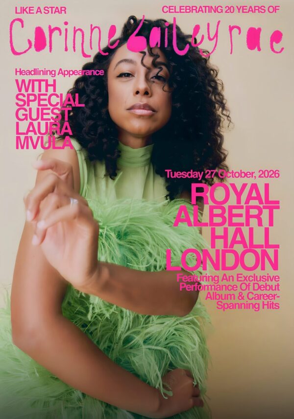 CORINNE BAILEY RAE Live A Star 2026 Tour LONDON Royal Albert Hall Poster