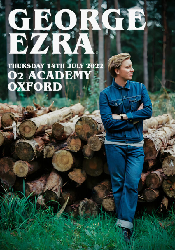 GEORGE EZRA Gold Rush Kid 2022 Tour OXFORD O2 Academy Poster Print