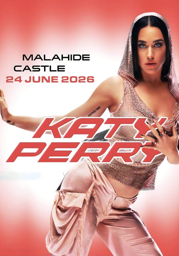 KATY PERRY The Lifetimes 2026 Ireland Tour DUBLIN Malahide Castle Poster