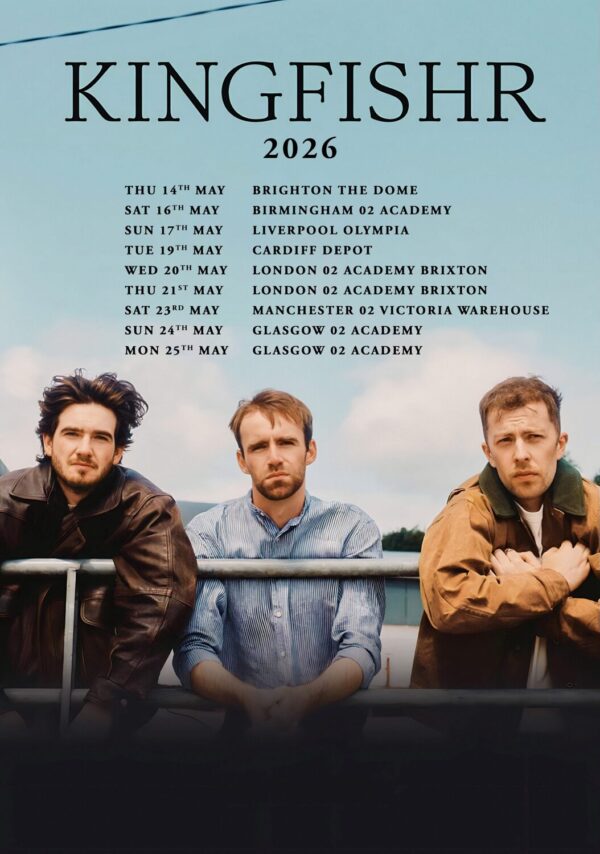 KINGFISHR Halcyon 2026 UK Tour Poster