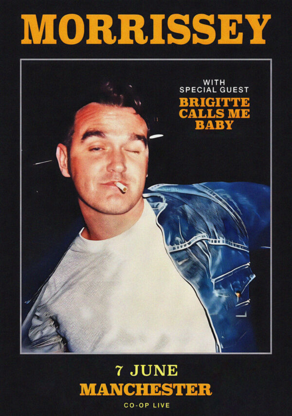 MORRISSEY Summer Live 2025 Tour MANCHESTER Co-op Live Poster Print