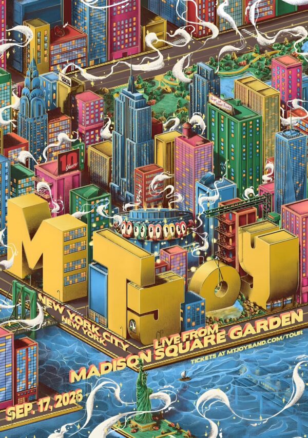 MT. JOY Hope We Have Fun 2026 Tour NEW YORK Madison Square Garden Poster